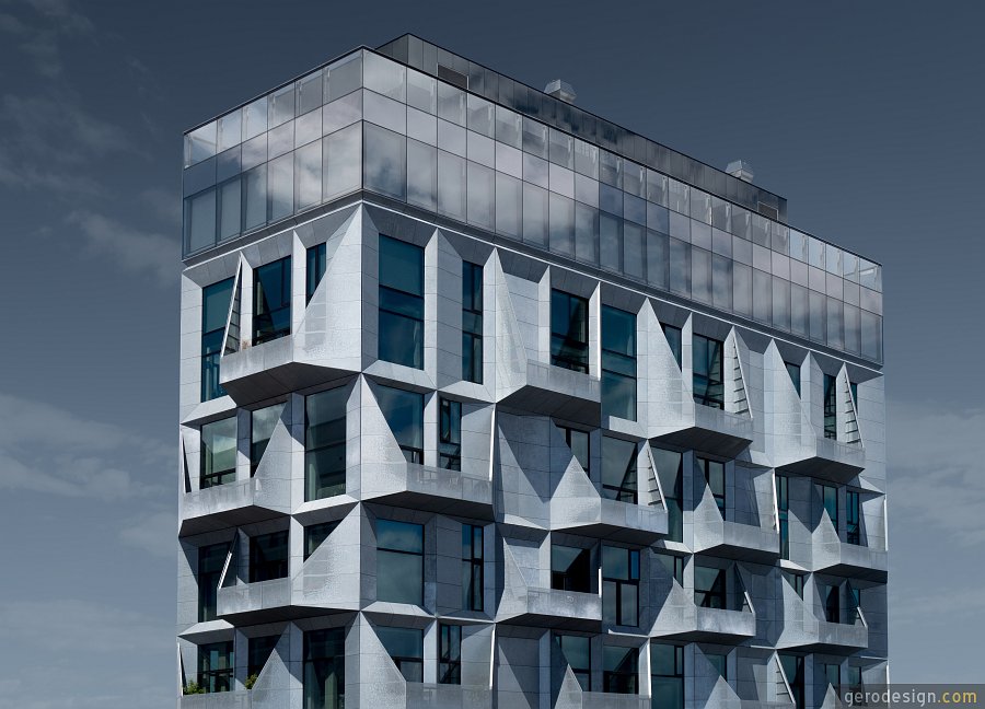 moderne Fassade Kopenhagen